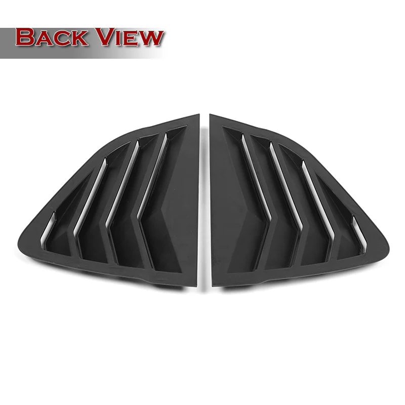 For 2017 - 2024 Mazda MX-5 Miata ABS Side Window Louvers Scoop Sun Shade Covers Vent -Black - Image 4
