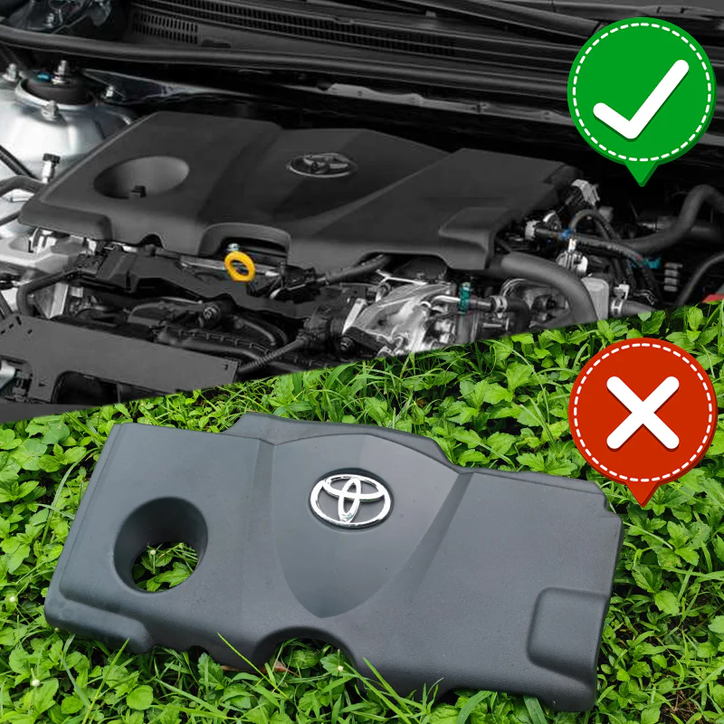 For 2018 - 2020 Toyota Camry 2.5L / 4-Cylinder Engine Cover Trim- Real Carbon Fiber - Image 10