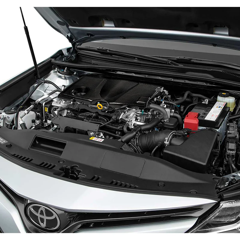 For 2018 - 2020 Toyota Camry 2.5L / 4-Cylinder Engine Cover Trim- Real Carbon Fiber - Image 5