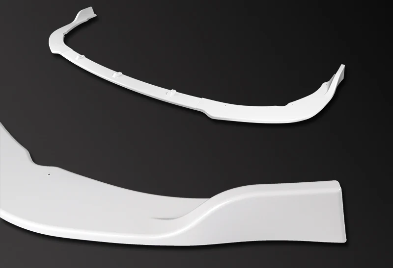 For 2018-2020 Toyota Camry Painted White Front Bumper Body Splitter Spoiler Lip 3PCS - Image 4