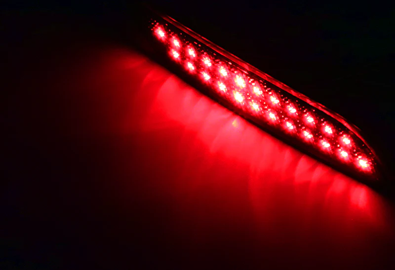 For 2018–2021 Toyota Camry 24-SMD LED Rear Bumper Stop Brake Light Kit -Smoke Lens - Image 4