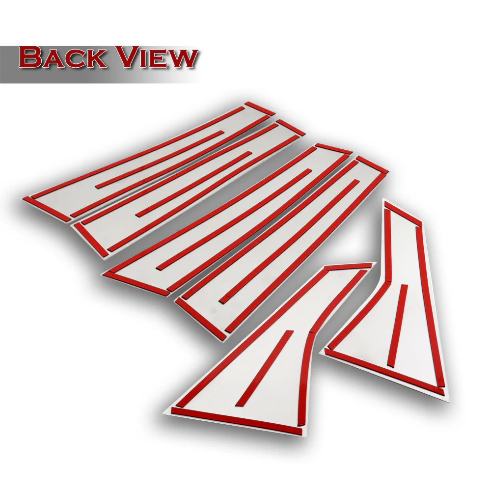 For 2018 - 2022 Honda Accord 4-DR/Sedan Mirror Chrome Exterior Stainless Car Window Door Pillar Trim 6-PCS - Image 3