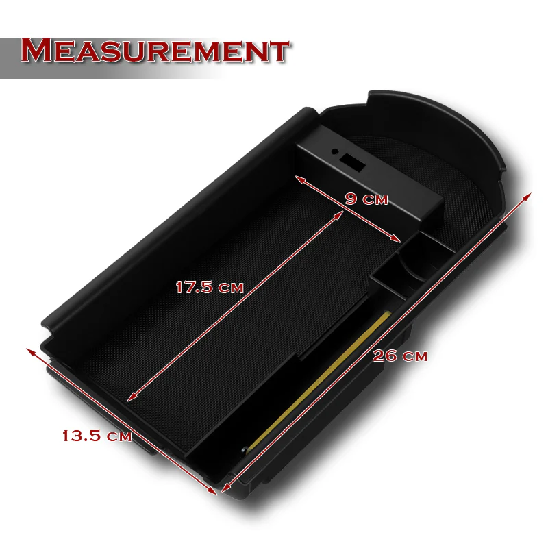 For 2018 - 2022 Toyota C-HR Center Console Organizer Tray Armrest Storage Box - Image 4