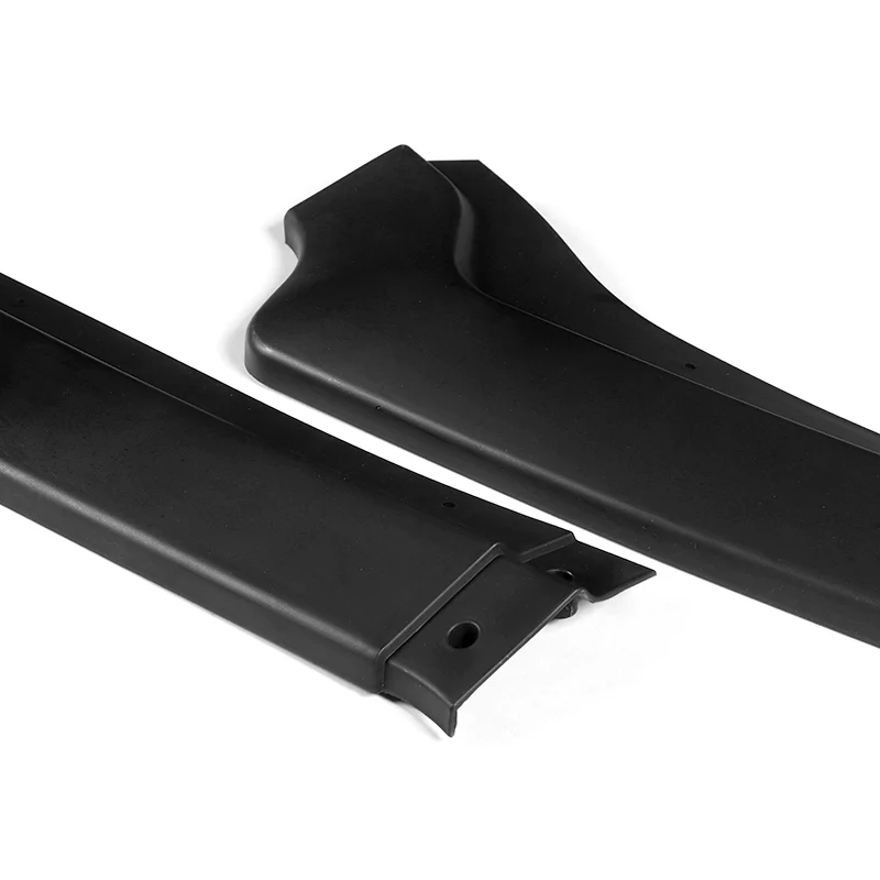 For 2018-2023 Ford Mustang Matt Black GT-Style Front Bumper Body Kit Spoiler Lip 3-PCS - Image 3