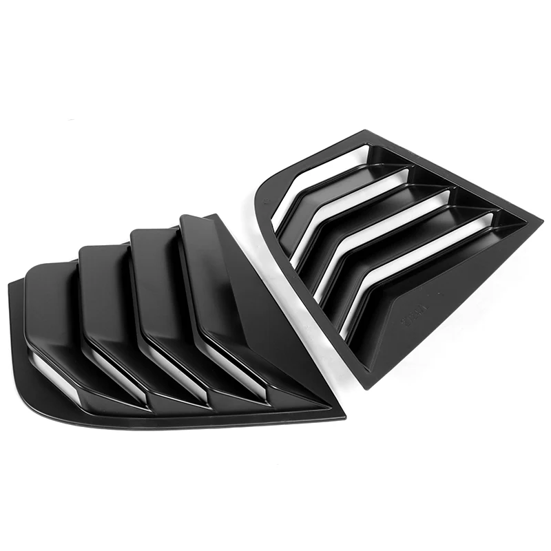 For 2018 - 2023 Kia Stinger ABS Side Window Louvers Scoop Sun Shade Covers Vent -Black - Image 3