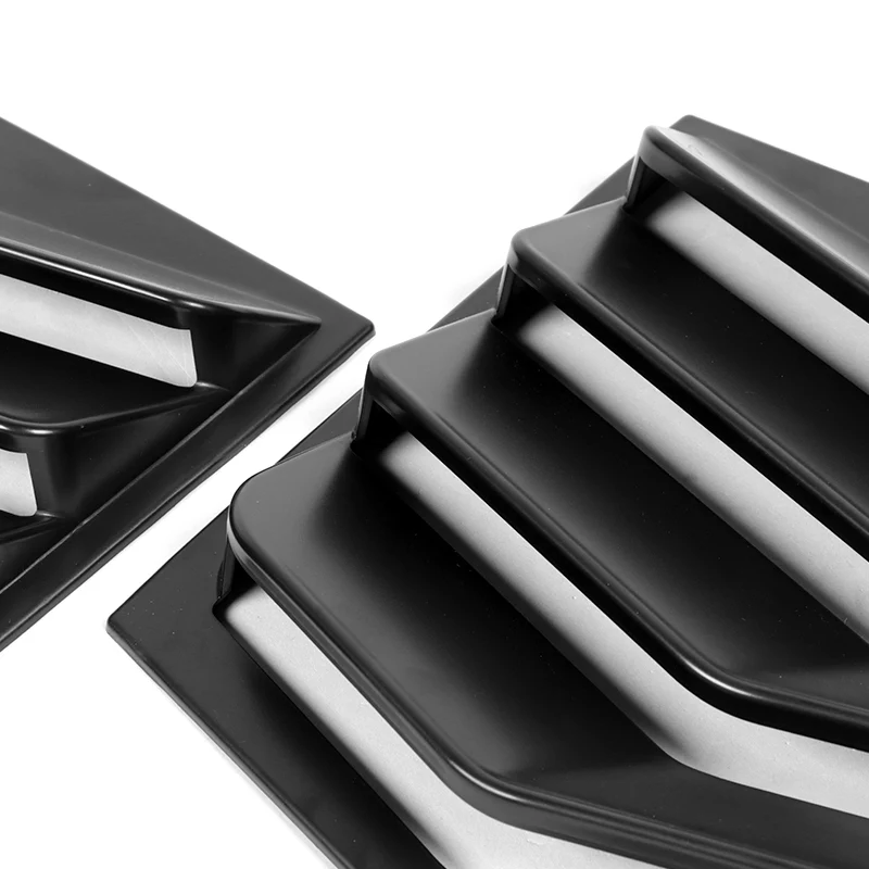For 2018 - 2023 Kia Stinger ABS Side Window Louvers Scoop Sun Shade Covers Vent -Black - Image 4