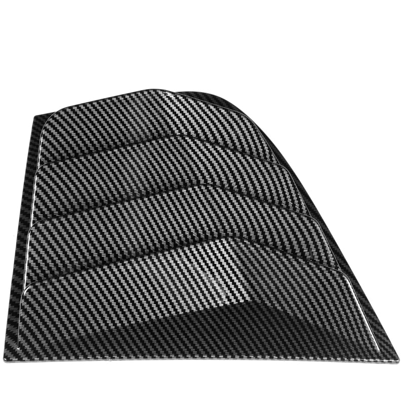 For 2018 - 2023 Kia Stinger ABS Side Window Louvers Scoop Sun Shade Covers Vent -Carbon Fiber Look - Image 2