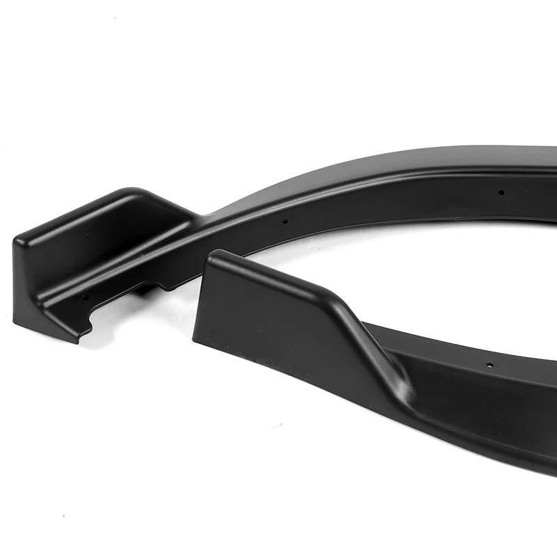 For 2018-2023 Kia Stinger GT-Line Black Front Bumper Front Bumper Splitter Spoiler Lip 3PCS - Image 3