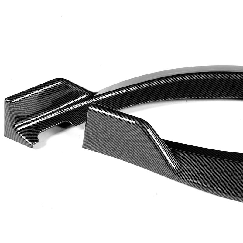 For 2018-2023 Kia Stinger GT-Line Carbon Look Front Bumper Splitter Spoiler Lip 3PCS - Image 3