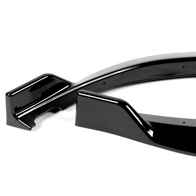 For 2018-2023 Kia Stinger GT-Line Painted Black Front Bumper Splitter Spoiler Lip 3PCS - Image 3