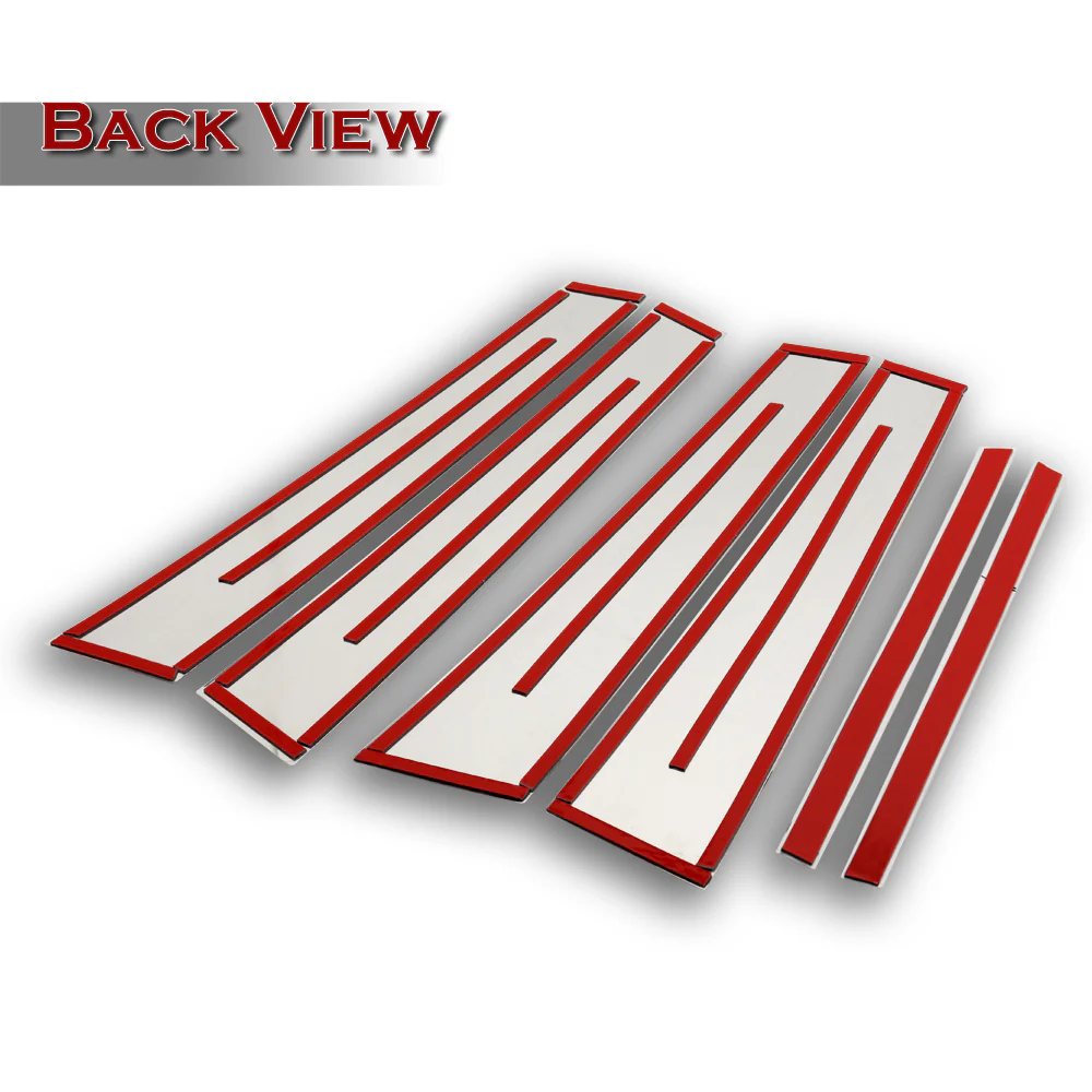 For 2018 - 2024 Chevrolet Chevy Equinox Mirror Chrome Exterior Stainless Car Window Door Pillar Trim 6-PCS - Image 3