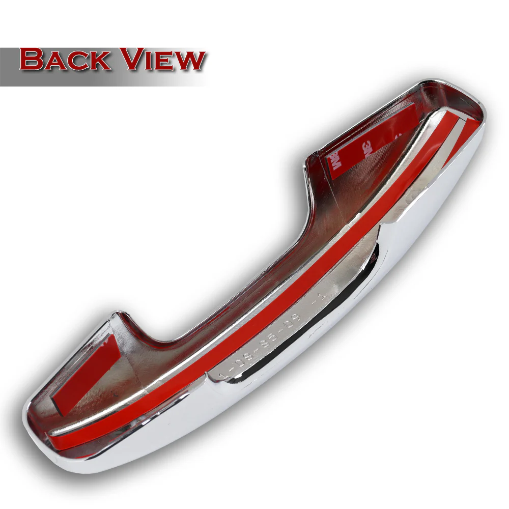 For 2018 - 2024 Ford Expedition Mirror Chrome Exterior Door Pull Handle Lever Cover Cap Trim Kit No Smart Keyhole - Image 3