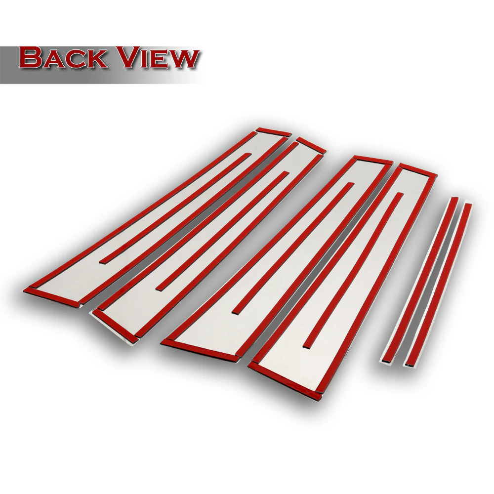 For 2018 - 2024 Toyota Camry Mirror Chrome Exterior Stainless Car Window Door Pillar Trim 6-PCS - Image 3