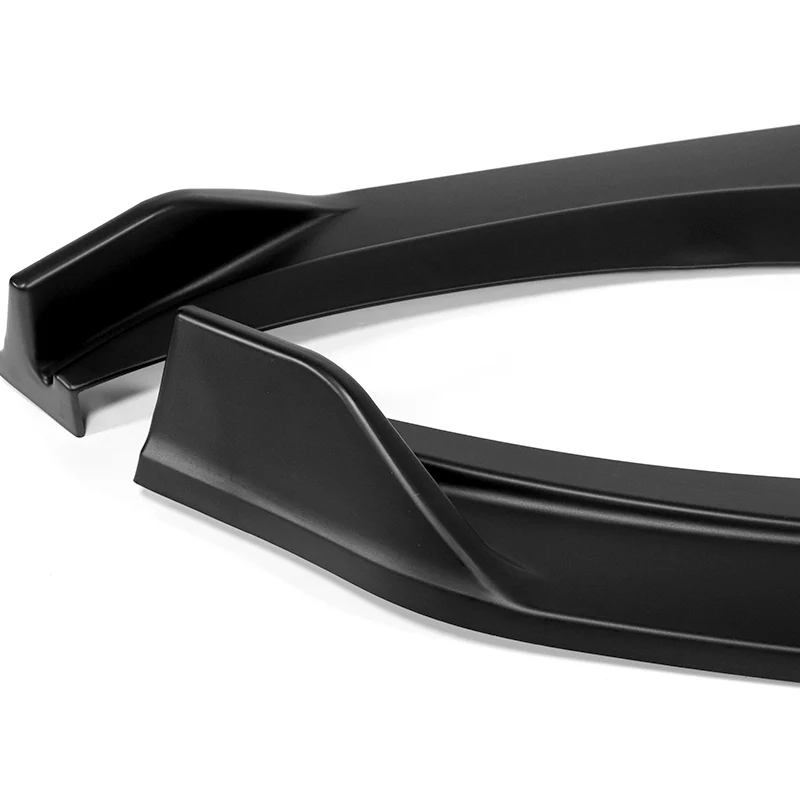 For 2019-2020 Hyundai Elantra Sedan 3-PCS Matt Black Front Bumper Spoiler Splitter Lip - Image 3