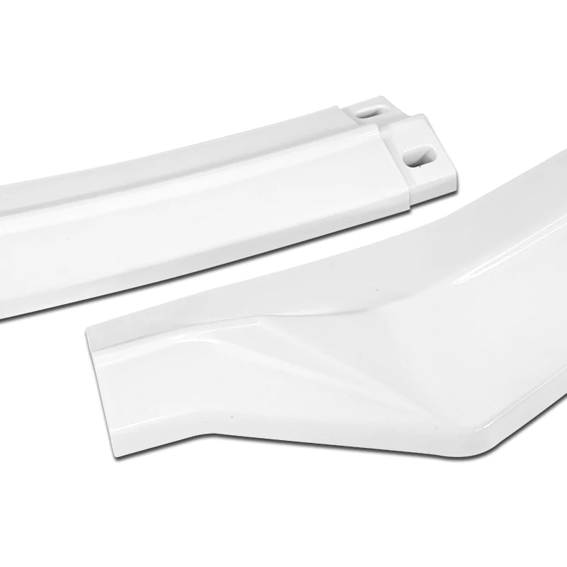 For 2019-2020 Hyundai Elantra Sedan 3-PCS Painted White Front Bumper Body Spoiler Lip - Image 2