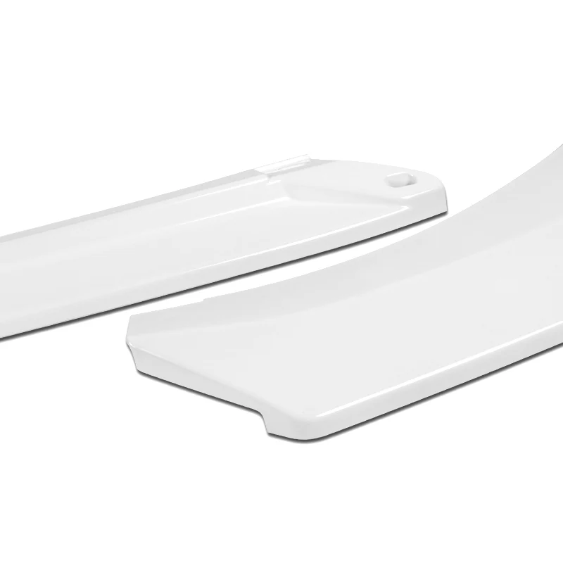 For 2019-2021 Kia Forte STP-Style Painted White Front Bumper Splitter Spoiler Lip 3PCS - Image 2