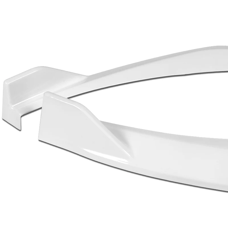 For 2019-2021 Kia Forte STP-Style Painted White Front Bumper Splitter Spoiler Lip 3PCS - Image 3