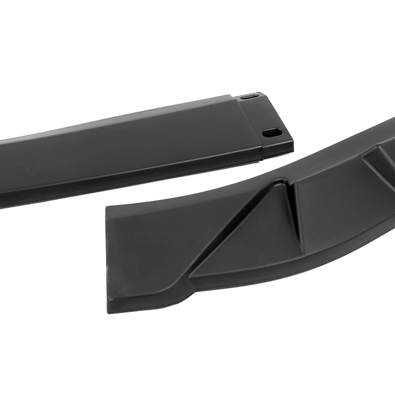 For 2019-2023 Lexus ES300H ES350 3-PCS Matt Black Front Bumper Splitter Spoiler Lip - Image 2