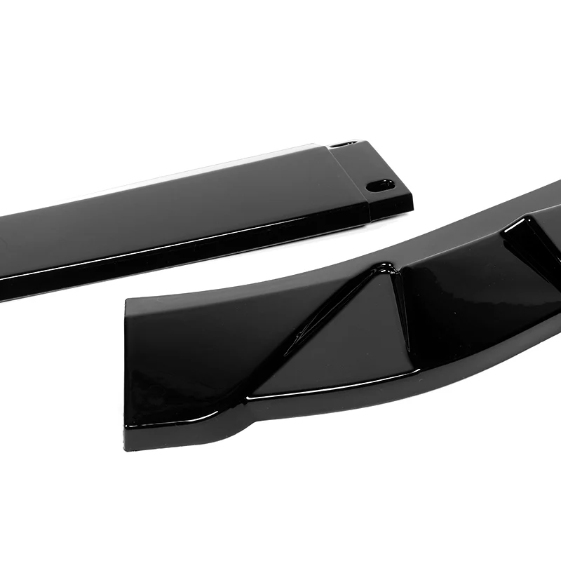 For 2019-2023 Lexus ES300H ES350 3-PCS Painted Black Front Bumper Splitter Spoiler Lip - Image 3