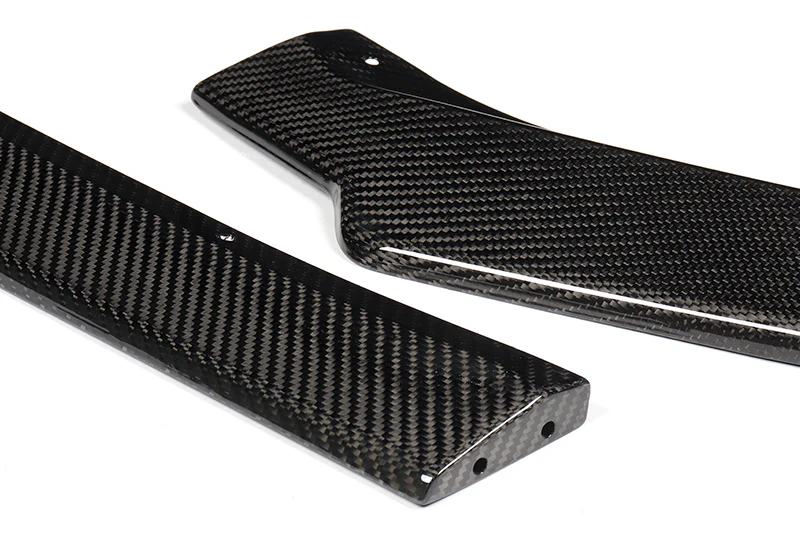 For 2019-2021 Mazda 6 Atenza JDM Real Carbon Fiber Front Bumper Splitter Spoiler Lip 3PCS - Image 2