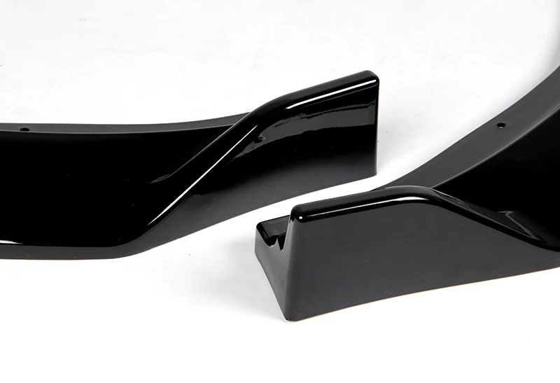 For 2019-2022 BMW G20 M-Sport M340i Painted Black 3PCS Front Bumper Splitter Spoiler Lip - Image 2