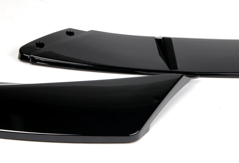 For 2019-2022 BMW G20 M-Sport M340i Painted Black 3PCS Front Bumper Splitter Spoiler Lip - Image 3