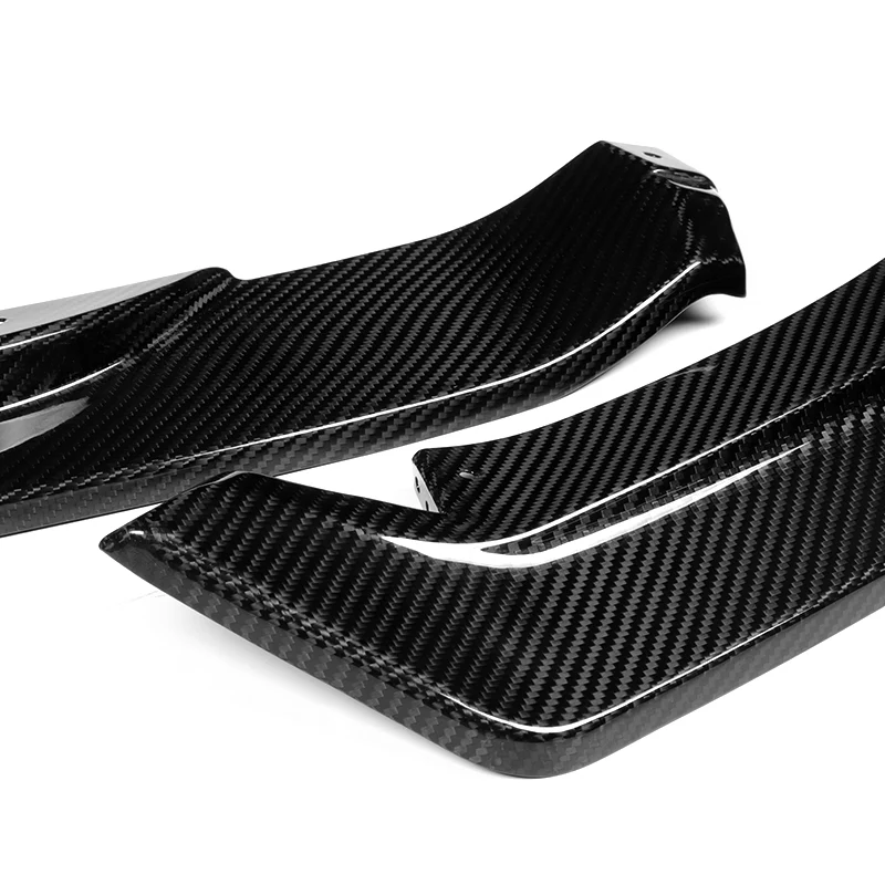For 2019-2022 BMW Z4 G29 M-Sport 3-Pcs  Carbon Fiber Front Bumper Spoiler Splitter Lip - Image 2