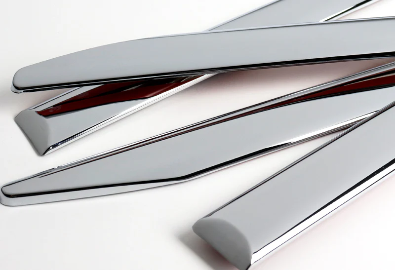 For 2019 – 2022 Dodge RAM 1500 Crew Cab Chrome ABS Body Side Moldings Trim 4-PCS Set - Image 2