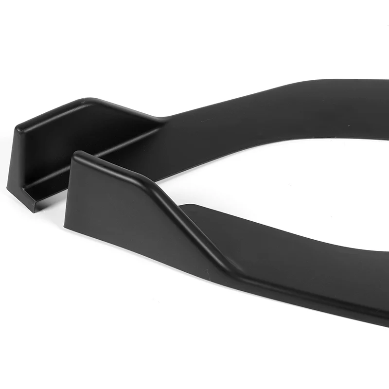 For 2019-2022 Toyota Corolla SE Hatchback TS-Style 3-PCS Matt Black Front Bumper Lip - Image 3