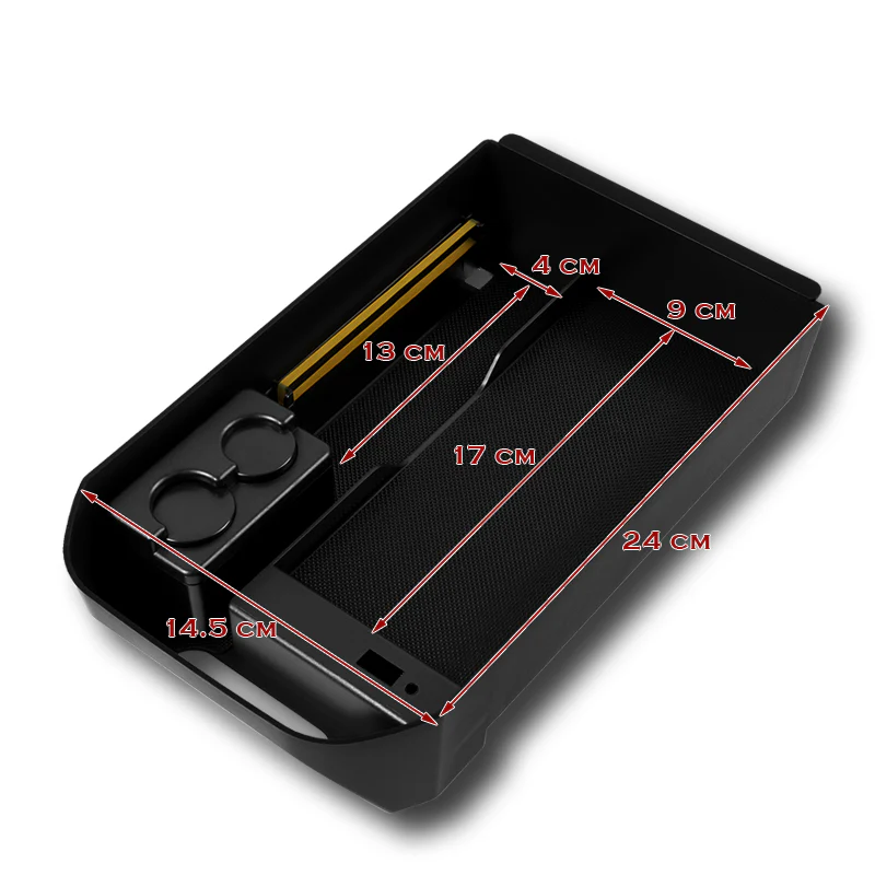 For 2019 - 2022 Toyota RAV4 Center Console Organizer Tray Armrest Storage Box - Image 5