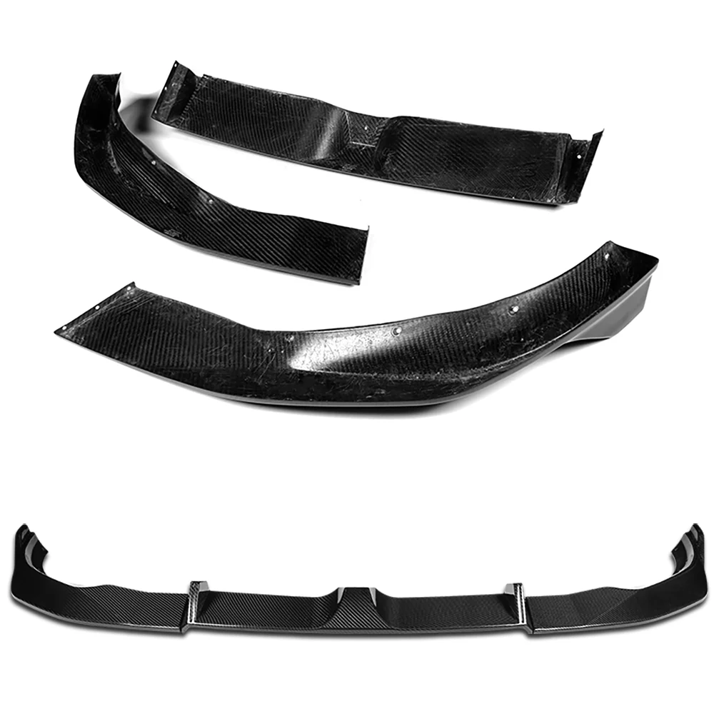For 2019-2023 BMW X5 G05 M-Sport Front Bumper Lip Spoiler Splitter -Real Carbon Fiber - Image 4