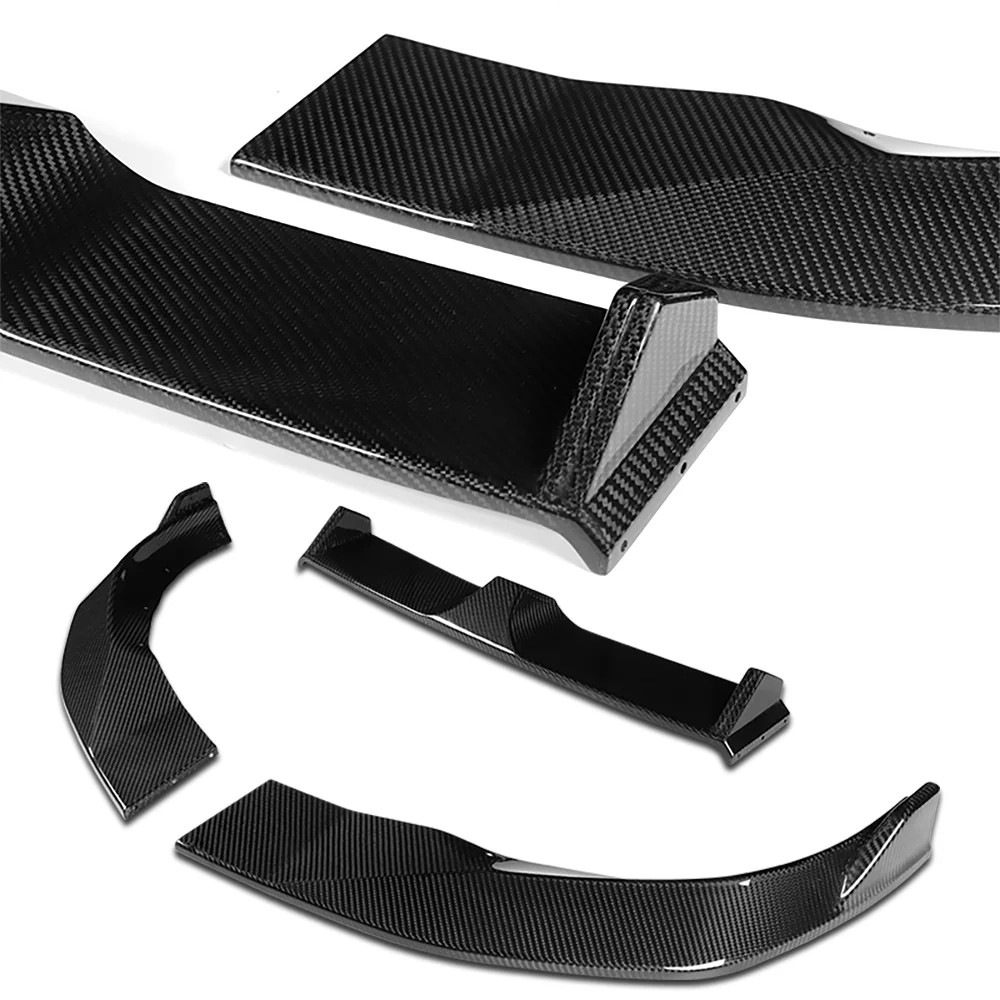 For 2019-2023 BMW X5 G05 M-Sport Front Bumper Lip Spoiler Splitter -Real Carbon Fiber - Image 6