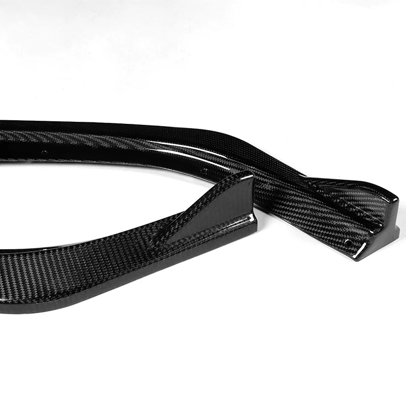 For 2019-2023 Mazda 3 Mazda3 Real Carbon Fiber Front Bumper Splitter Spoiler Lip 3PCS - Image 3