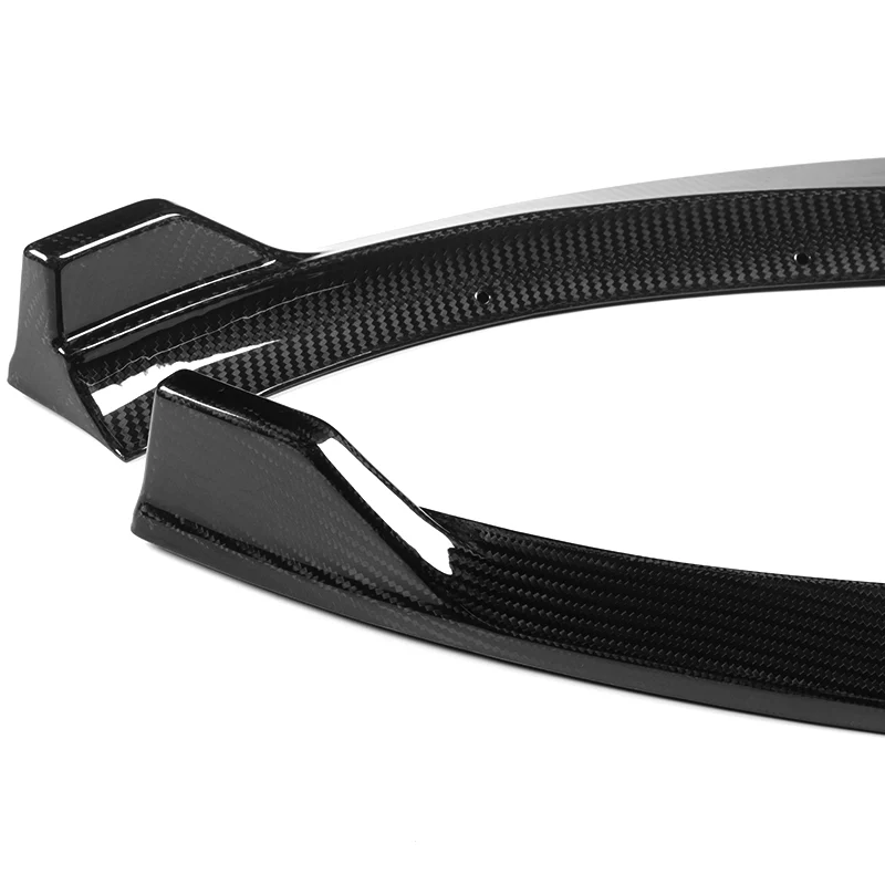 For 2019-2023 Mercedes A-Class AMG W177 Carbon Fiber Front Bumper Body Splitter Spoiler Lip 3PCS - Image 4