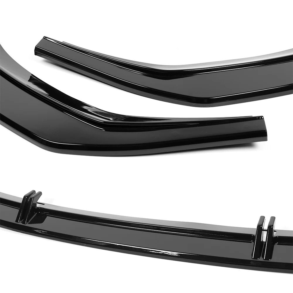 For 2019-2024 Audi A7 S7 S-Line Front Bumper Splitter Spoiler Lip 5PCS -Painted Black - Image 3