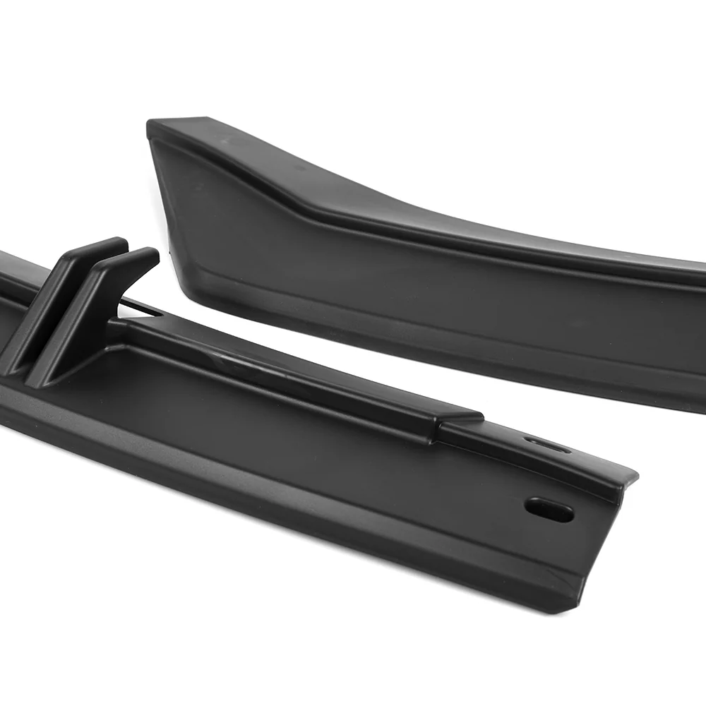 For 2019-2024 Audi A7 S7 S-Line Front Bumper Splitter Spoiler Lip 5PCS -Unpainted Matte Black - Image 4
