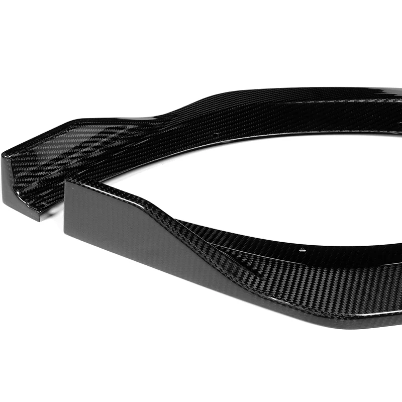 For 2020-2024 BMW 2-Series F44 Gran Coupe 3-Pcs Carbon Fiber Front Bumper Spoiler Lip - Image 3