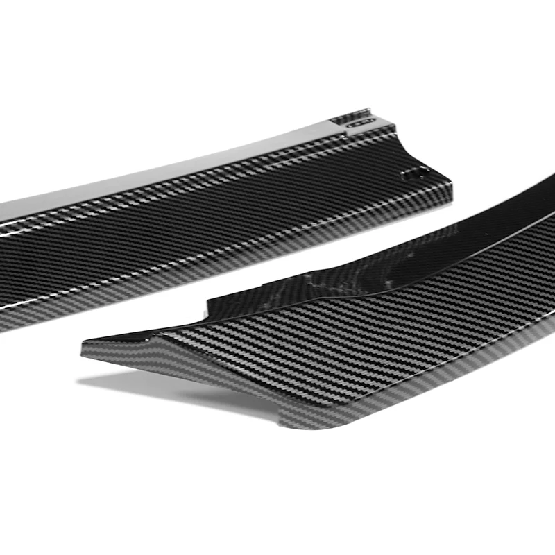 For 2020-2024 BMW 2-Series F44 Gran Coupe 3-PCS  Carbon Style Front Bumper Spoiler Lip - Image 2