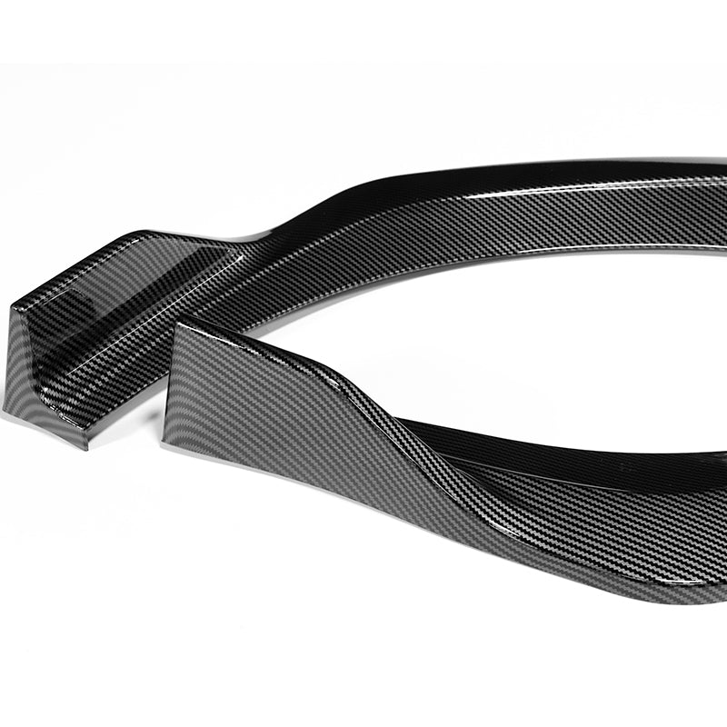 For 2020-2024 BMW 2-Series F44 Gran Coupe 3-PCS  Carbon Style Front Bumper Spoiler Lip - Image 3