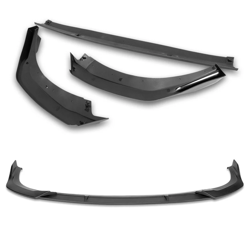 For 2020-2024 BMW 2-Series F44 Gran Coupe 3-PCS  Matt Black Front Bumper Spoiler Lip - Image 4