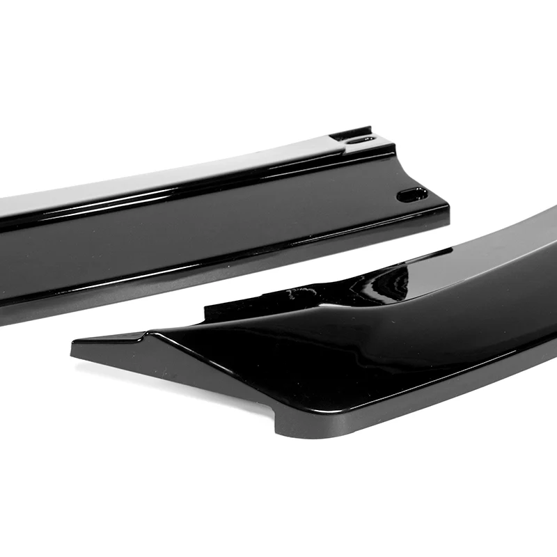 For 2020-2024 BMW 2-Series F44 Gran Coupe 3-PCS  Painted Black Front Bumper Spoiler Lip - Image 2