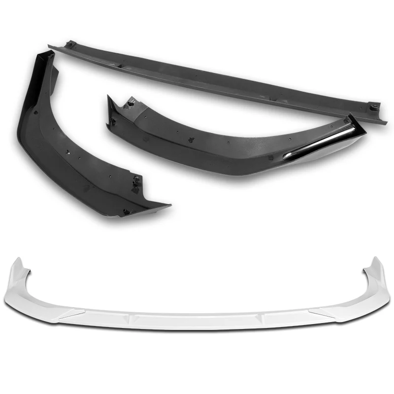 For 2020-2024 BMW 2-Series F44 Gran Coupe 3-PCS Painted White Front Bumper Spoiler Lip - Image 4