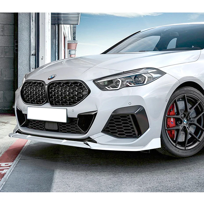 For 2020-2024 BMW 2-Series F44 Gran Coupe 3-PCS Painted White Front Bumper Spoiler Lip - Image 5