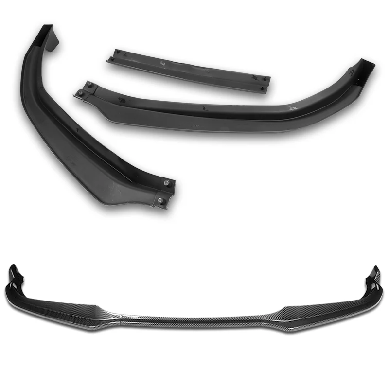 For 2020-2025 BMW 4-Series G22 G23 M-Sport Carbon Look Front Bumper Body Splitter Spoiler Lip 3PCS - Image 3