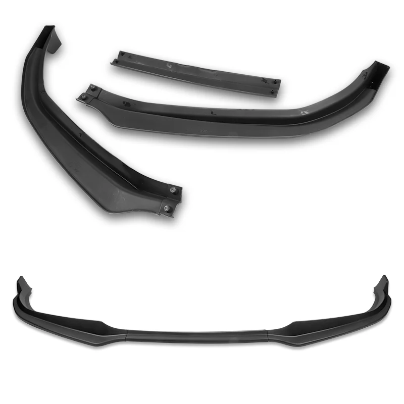 For 2020-2025 BMW 4-Series G22 G23 M-Sport Matte Black Front Bumper Body Splitter Spoiler Lip 3PCS - Image 3