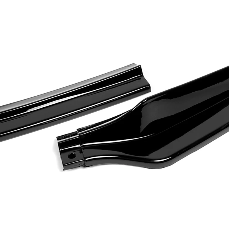 For 2020-2025 BMW 4-Series G22 G23 M-Sport Painted Black Front Bumper Body Splitter Spoiler Lip 3PCS - Image 2