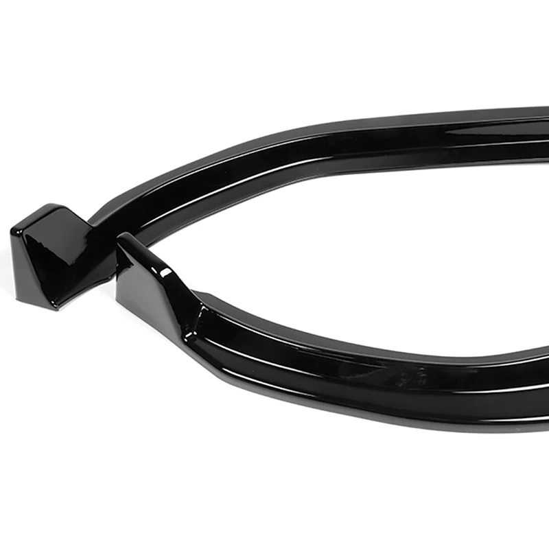 For 2020-2025 BMW 4-Series G22 G23 M-Sport Painted Black Front Bumper Body Splitter Spoiler Lip 3PCS - Image 4