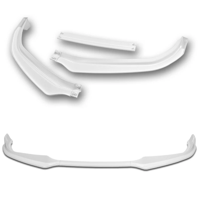For 2020-2025 BMW 4-Series G22 G23 M-Sport Painted White Front Bumper Body Splitter Spoiler Lip 3PCS - Image 3