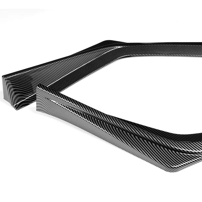 For 2020-2022 Subaru Impreza CS-Style 3-PCS Carbon Painted Front Bumper Spoiler Lip - Image 3