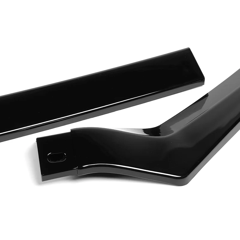 For 2020-2022 Subaru Impreza JDM CS-Style 3-PCS Painted Black Front Bumper Spoiler Lip - Image 2
